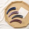 Women Horsetail Hair Claw Banana Shape Plastic Back Head Hair Clip Simple Elegant Hairpin Head Accessories