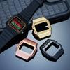 Accesorii Carcasă Ceas F91 Kit Modificare Pentru Casio F-91WM F-91WS F91W Carcasă de Înlocuire Rășină Bezel Silicon Curea Ceas Negru Bărbați Femei