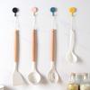 Adhesive Decorative Wall Hook Damage Frees Installation Strong Hold Bathroom Kitchen Use ABS Plastic Waterproof Hanger