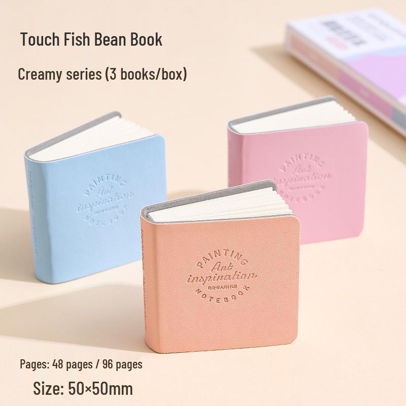 Blue Fruit Acrylic Cardstock Drawing & Doodling Mini Watercolor Pocket Book with Thickened Blank Pages