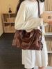 2026 Trendy Large Capacity Elegant Crossbody Tote Handbag - Solid Color, Casual & Fashionable
