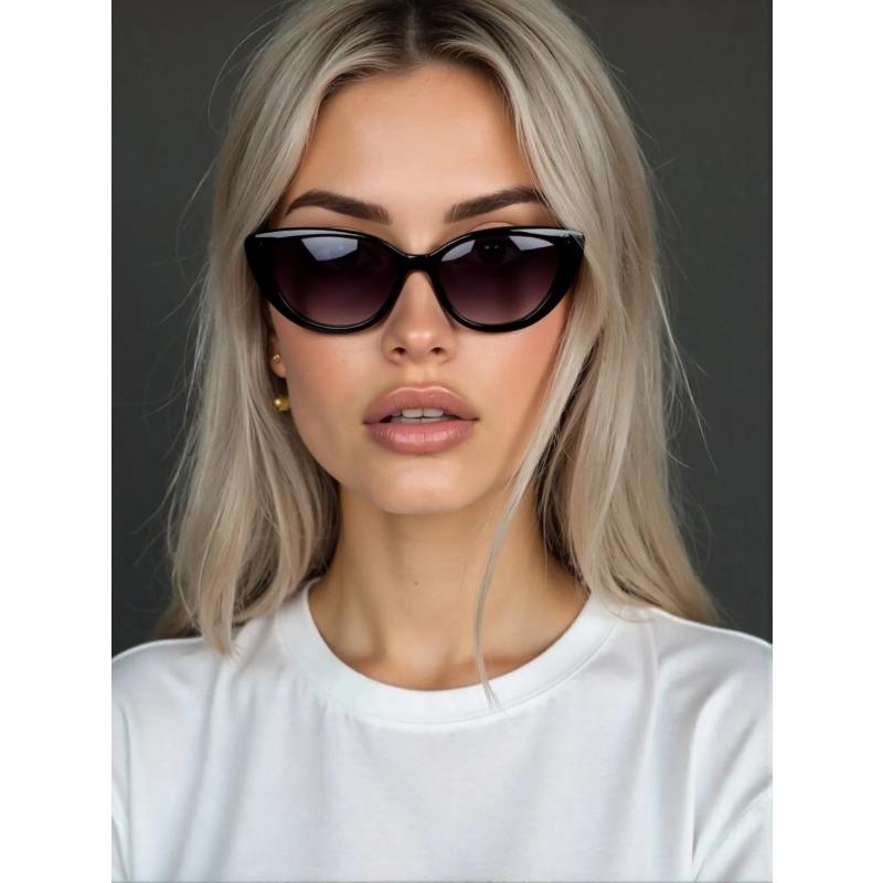 Wipon Women's New Cat's Eye Sunglasses Simple And Advanced Texture Fiona Fang Face Slim Temperament Europe And The United States Street Sungla