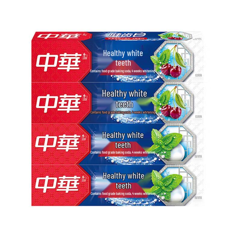 Zhonghua Baking Soda Whitening Toothpaste - Fruit & Mint 4-Pack