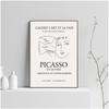 Matisse Picasso Retro Móda Moderní Lineární Náčrt Plakáty a Tisky Nástěnné Umění Obrazy na Plátně pro Domácí Dekoraci Dekorace Obývacího Pokoj