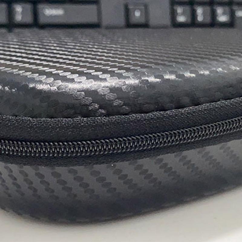 EVA Hard Travel Case Dustproof Storage Bag with Meshes Pockets for Bone Conduction Headphone