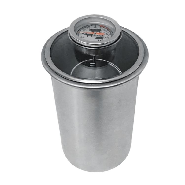 

Food Safe Meat Container With Included Heat Reader For Precise Heat Control 1