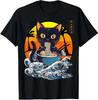Funny Kawaii Cat Eating Ramen Noodles Japanese Art Anime T-Shirt Trend Gift