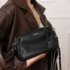 First Layer Cowhide Bag Crossbody Bag for Women New Boston Handbag for Women Niche Commuting Versatile Shoulder Bag