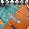 11Pcs Hex Head Allen Wrench Drill Bits Set Long Allen Screwdriver Bits Magnetic Tips 1/4 Inch Hex Key Screwdriver Socket Bit