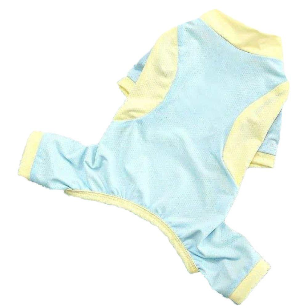Sun Protection Cooling Dog Jumpsuit Thin Breathable Cooling Suit Dog Sunscreen Costume  Hiking