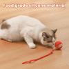 Cat Interactive Ball Toy Automatic Rolling 3 Modes Cat Toy Ball USB Charging Cat Self-Play Ball with Rope for All Indoor Cats