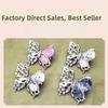 Adjustable Butterfly Waist Tightener Metal Button Tightener Nonsewing Waist Tightening Clip  Pants