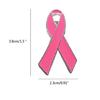 Glitter Ribbon Breast Cancers Enamel Pins Prevention Awareness Badge Brooches