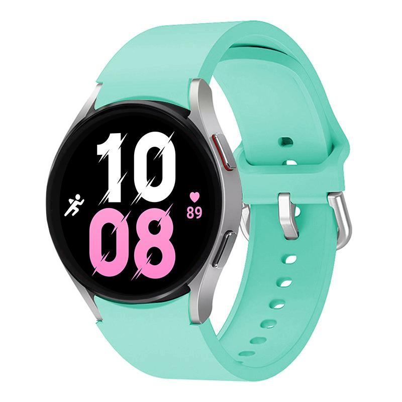 Pulseira Original Para Samsung Galaxy Watch 4/5/6 classic 47mm 43mm 44mm 40mm Sem Espaços Pulseira de Silicone Galaxy Watch 5 pro 45mm band