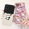 For Samsung Galaxy A12 Case Colorful Flower Panda Cartoon Cover Soft Slim Phone Cases For Samsung  A12 GalaxyA12 Back Cover