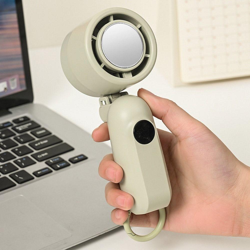 Semiconductor Refrigeration Mini Handheld Fan 3 Gears Adjustable Outdoor Cooling Fan  Study