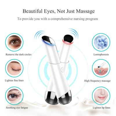 Fade Fine Lines Eye Bags Black Circles Lip Beauty Instrument and Eye Beauty Device Heat Up Red and Blue Light Eye Protection Device Eye Massage Device