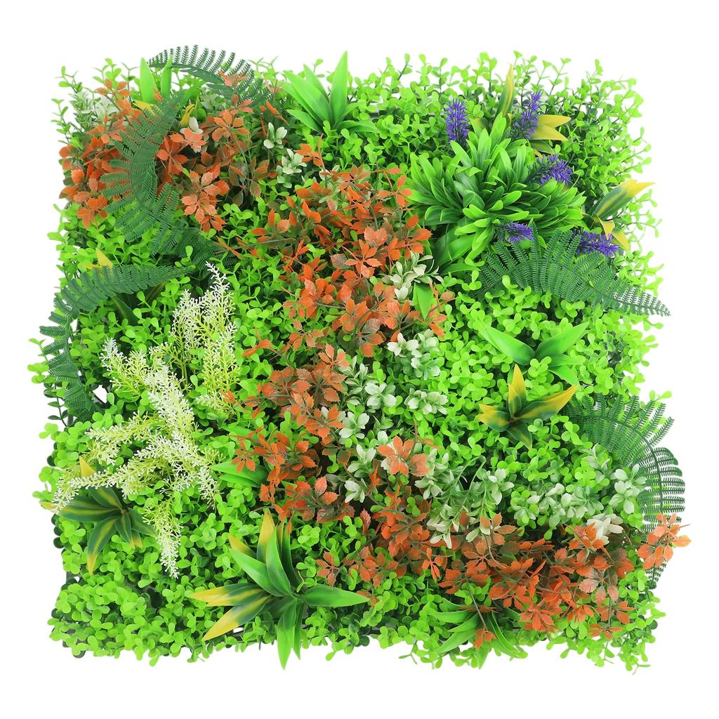 50*50CM Flower Plant Wall Panels UV Realistic Indoor Outdoor Garden Decor