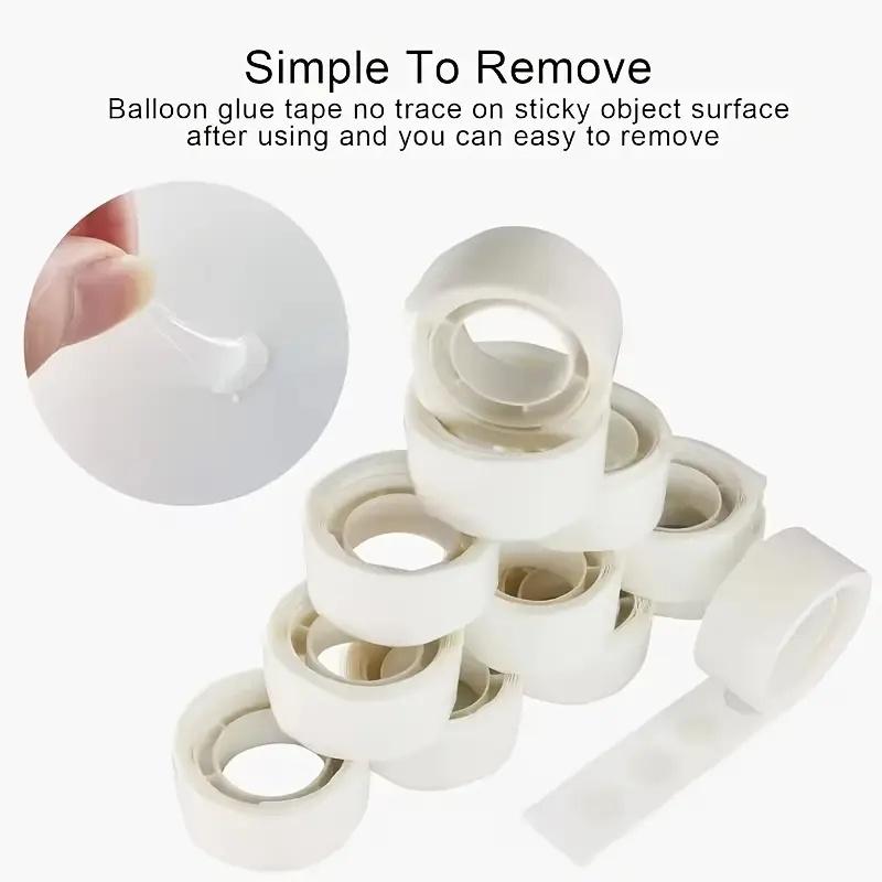 100pcs/Roll Transparent Dots Glue Removable Double Sided Tape Adhesive for Paste Scrapbook Journal Photo Memo Pad Household