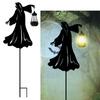 1/2Pcs Outdoor Witch Solar Lanterns Halloween Decorations Weather-Resistant