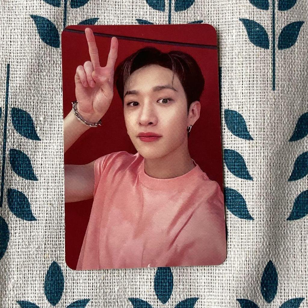[USED] Stray Kids Maxident 2nd week public broadcast Bang Chan trading card