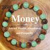 Casual Style Bracelet Artificial Crystal Beaded Good Luck 8mm Stone