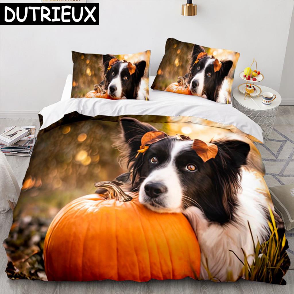 Shiba Inu Dog Bedding Set Animal Dogs Duvet Cover Double King Twin Single Bed Sets For Kids Boys Decor Home Custom Duvet Cover