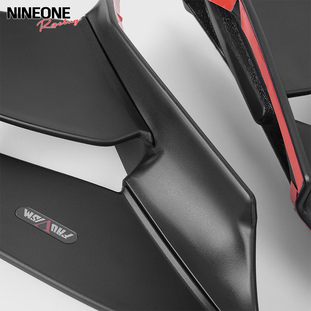 ZX4R Side Winglet Motorbike Side Spoiler Front Fairing Aerodynamic Fixed Winglets Air Deflector Wing For KAWASAKI ZX-4R 4RR ZX25