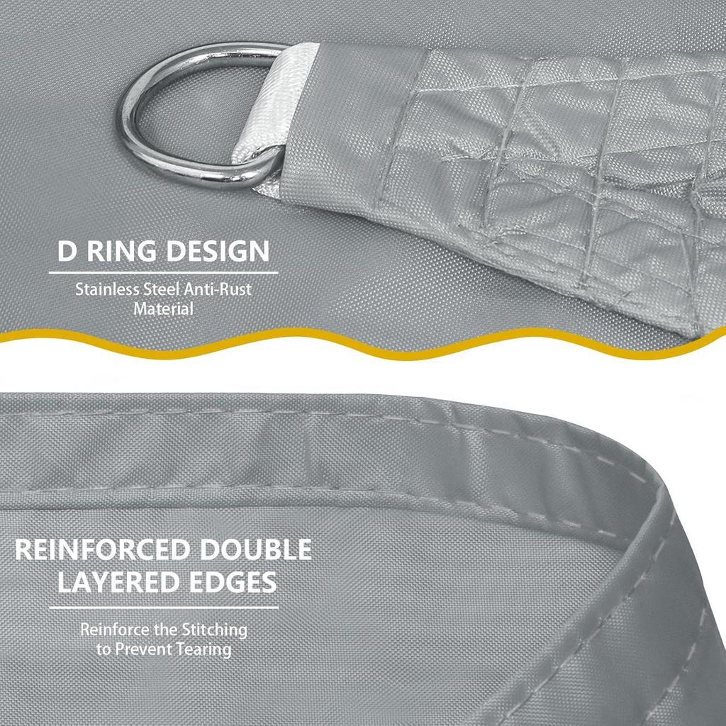 Waterproof Sun Shade Canopy for Outdoor Spaces