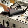2pcs Reusable Gas Stove Protector Mats, 0.2mm Thick Kitchen Cleaning Accessories,Thickened & Durable, Oil-proof & Easy to Clean