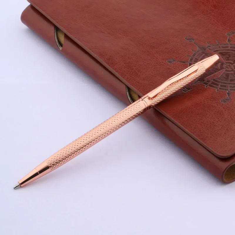 Luxe hoge kwaliteit Twist Wave patroon tekeninkt METAL Balpen Kantoorbenodigdheden schoolbenodigdheden nieuw