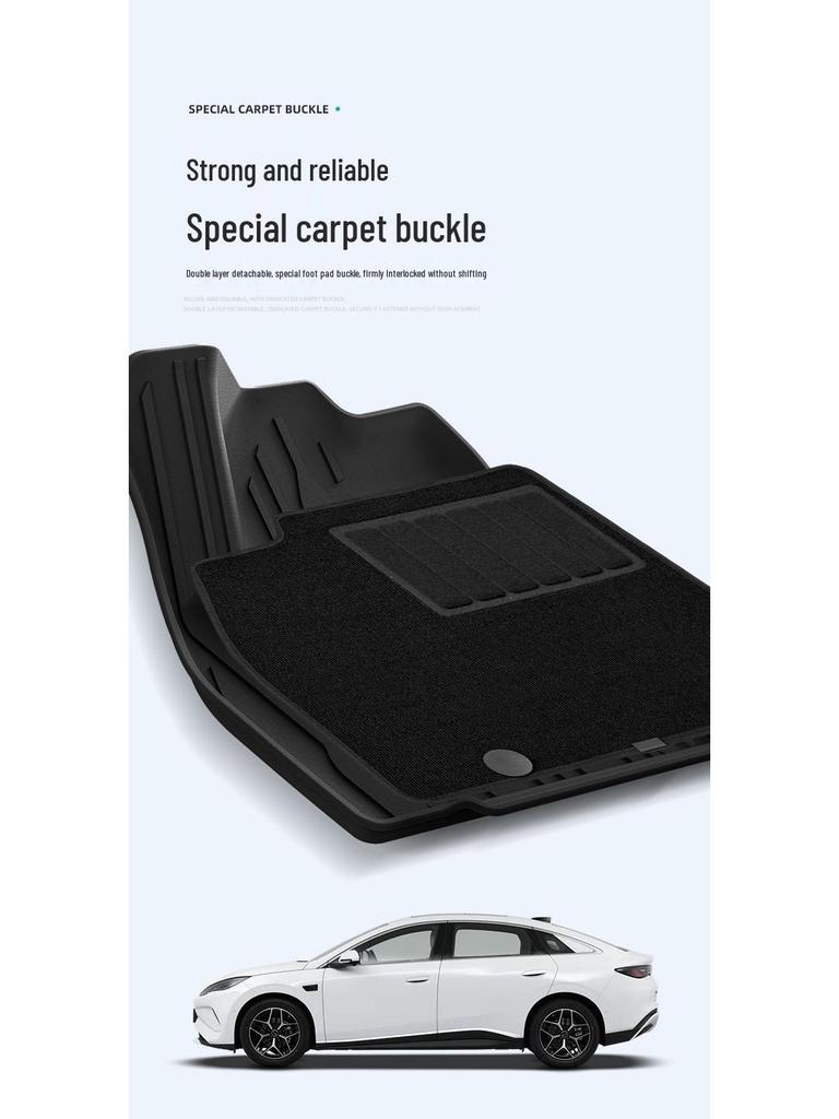 TPE Floor and Trunk Mats for 25 BYD Seal 06 EV Models