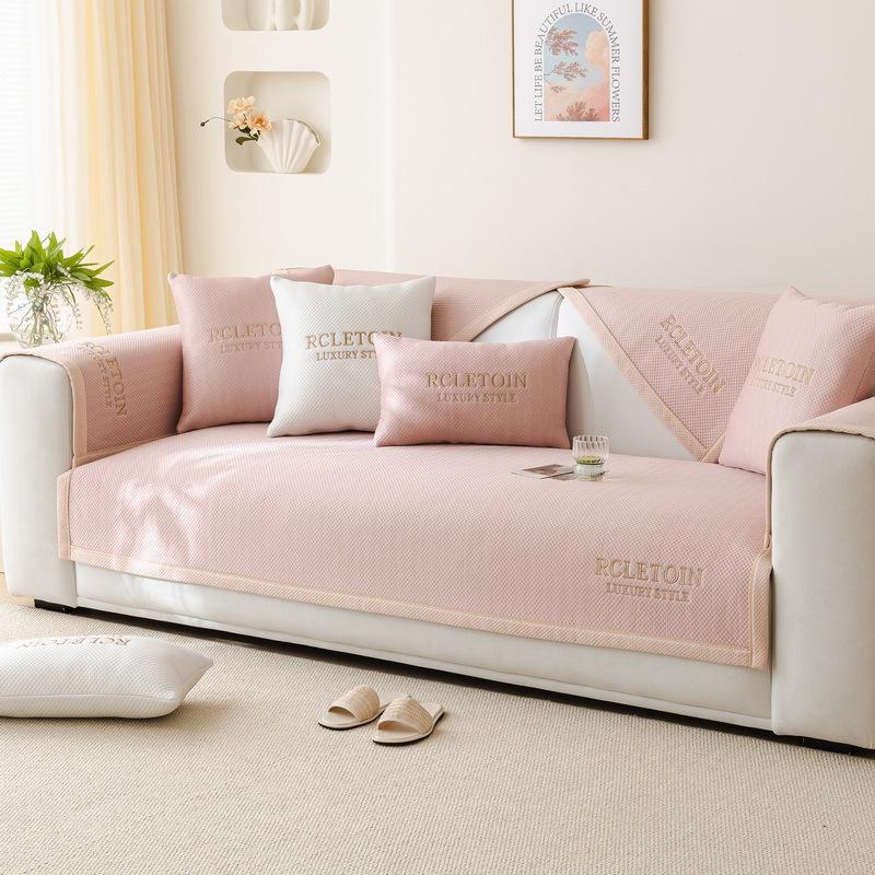 Summer Cool Sofa Cushion Non-Slip Mat Seat Cushion  New Sofa Cover Light Luxury High-End Sofa Cover