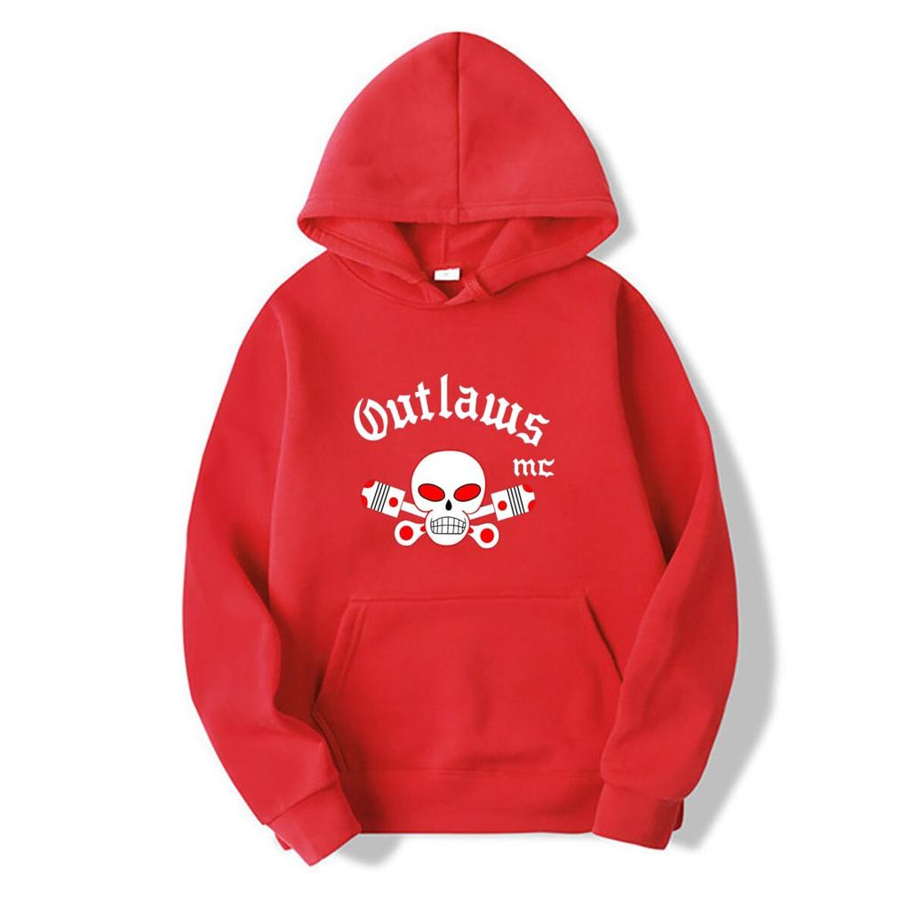 Outlaws Mc Club Hoodies Sommer Distressed Outdoor Verstellbar Baumwolle MC Hoodies