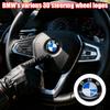 LKCW9 4.5cm Steering Wheel Emblem Sticker Steering Wheel Center Sticker For BMW E46 E90 F30 F20 F10 G20 G30 X1 X3 X5 M Interior Logo