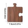 4 stücke Puzzle Tasse Matte Anti-Slip Hitze-Beständig Holz Tee Kaffee Coaster Hause Tisch Tischsets Dekorationen Bar Werkzeuge hause Geschenk