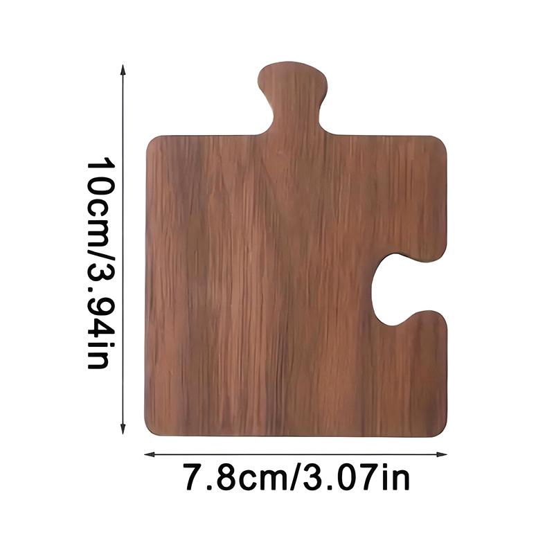 4 stücke Puzzle Tasse Matte Anti-Slip Hitze-Beständig Holz Tee Kaffee Coaster Hause Tisch Tischsets Dekorationen Bar Werkzeuge hause Geschenk