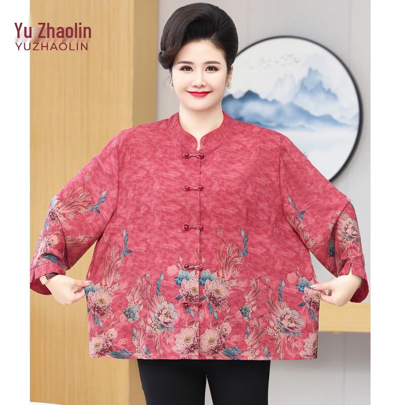 YUZHAOLIN Women s Plus Size Disc-Button Summer Blouse 5XL