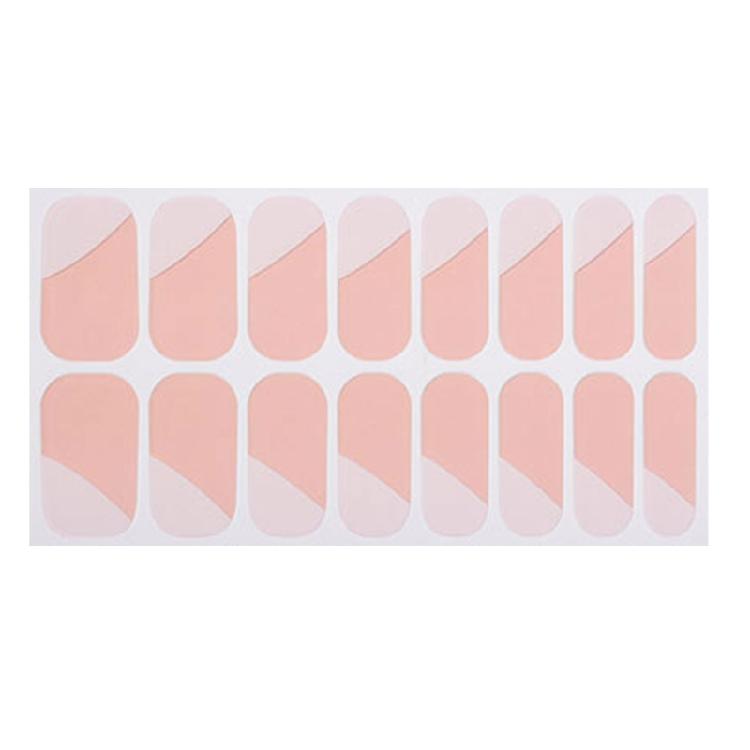 Gels Nail Strips Glittering Gels Nail Stickers Flowers Nail Art Stickers Nails Polish Wraps French Tip Nail Stickers