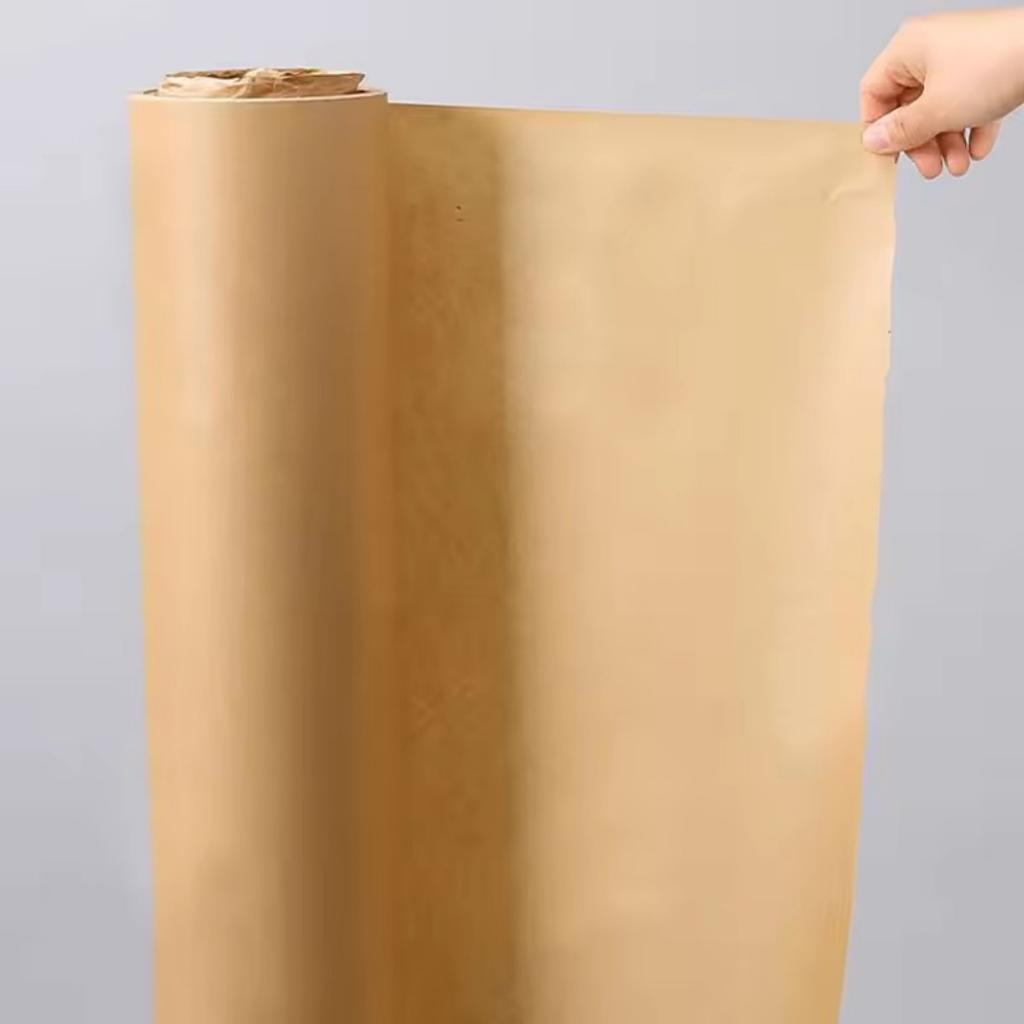 1Roll 10M Brown Kraft Paper Roll Gift Wrapping Paper Eco-friendly Present Packaging Materials Paper Bouquet Gift Box Craft Paper