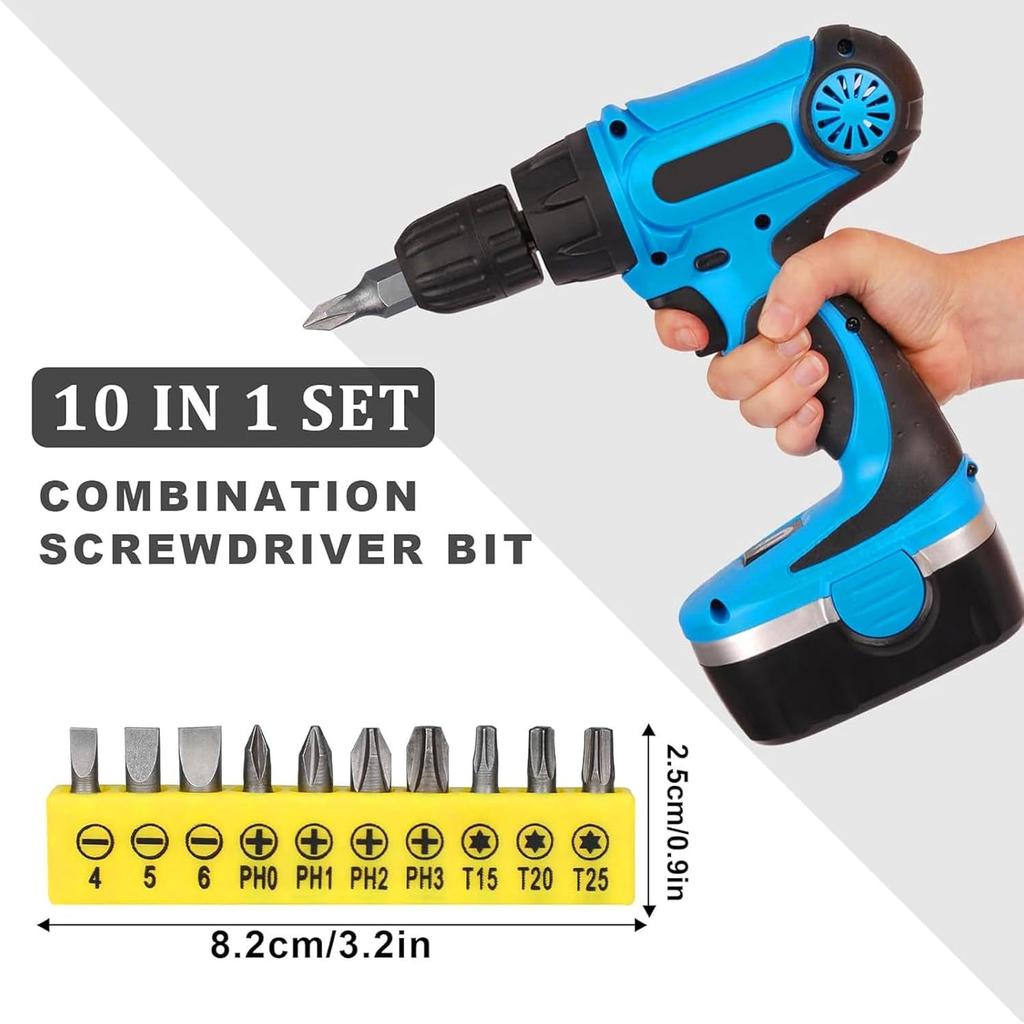 17pcs Flexible Drill Bit Extension, 105 Degree Screwdriver Corner Turning Device