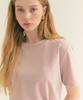 THEFRHT Standard Logo Round Neck T-Shirt Pink