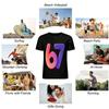 Gradient Number 67 Trendy Casual Printed Top Unisex Loose Fit Tee Pure Cotton T-shirt