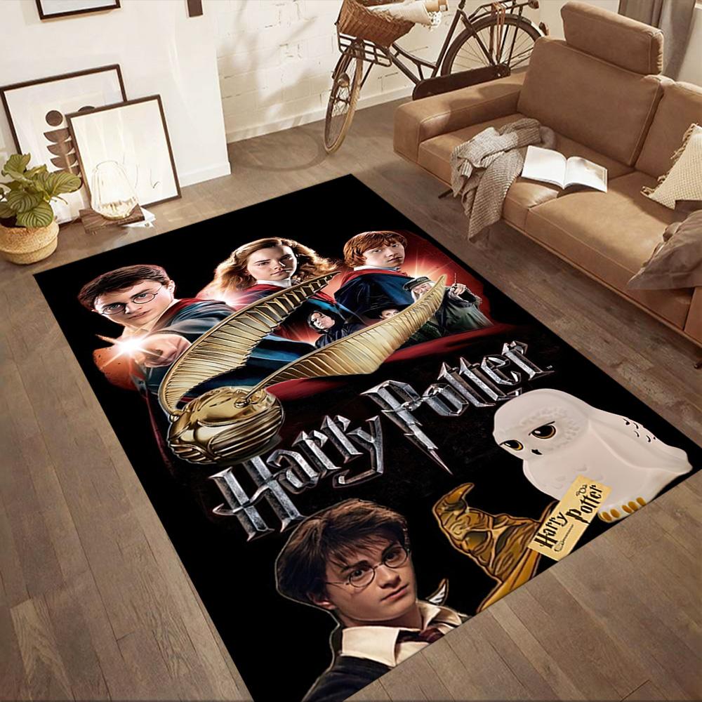 Harry Potter Adventure Square rugs are a great choice for living rooms, bedrooms, home décor, and as gifts.