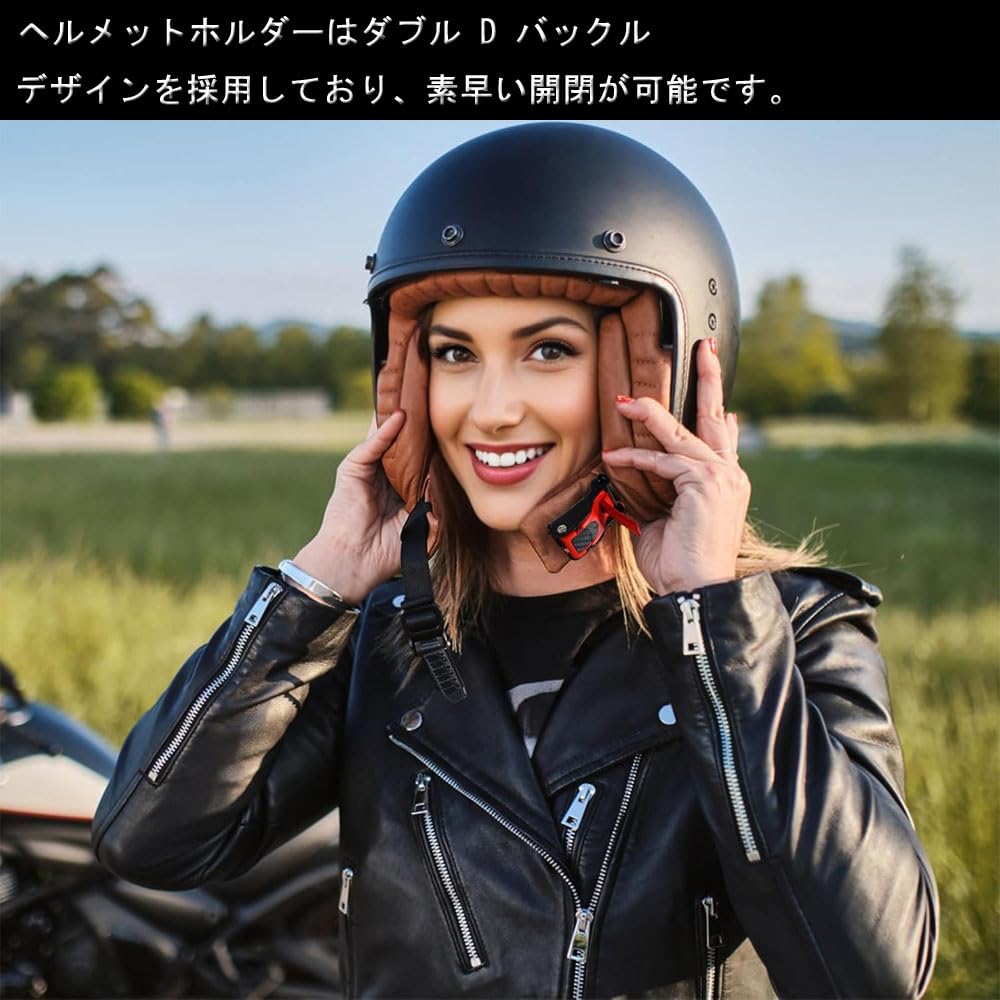 Helmet Buckle, Helmet Holder, Helmet Lock, Helmet Chin, Helmet Quick Release Buckle Kit, Wrap, Secure, Motorcycle Helmet Accessories