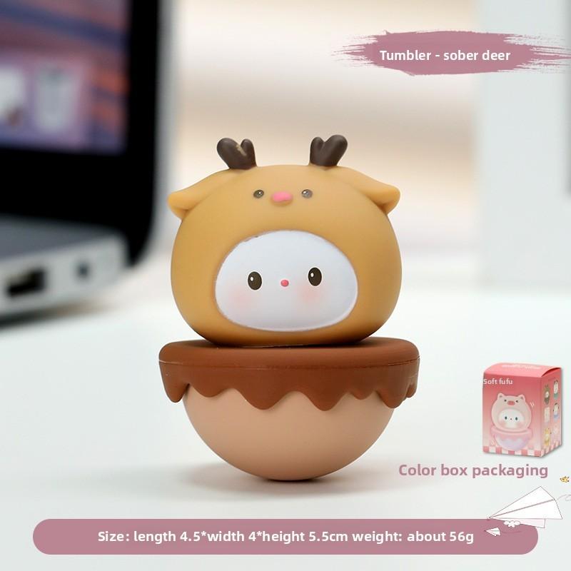 Resin Animal Desk Toy With Stressrelief Design For Office Decor And Gift Giving