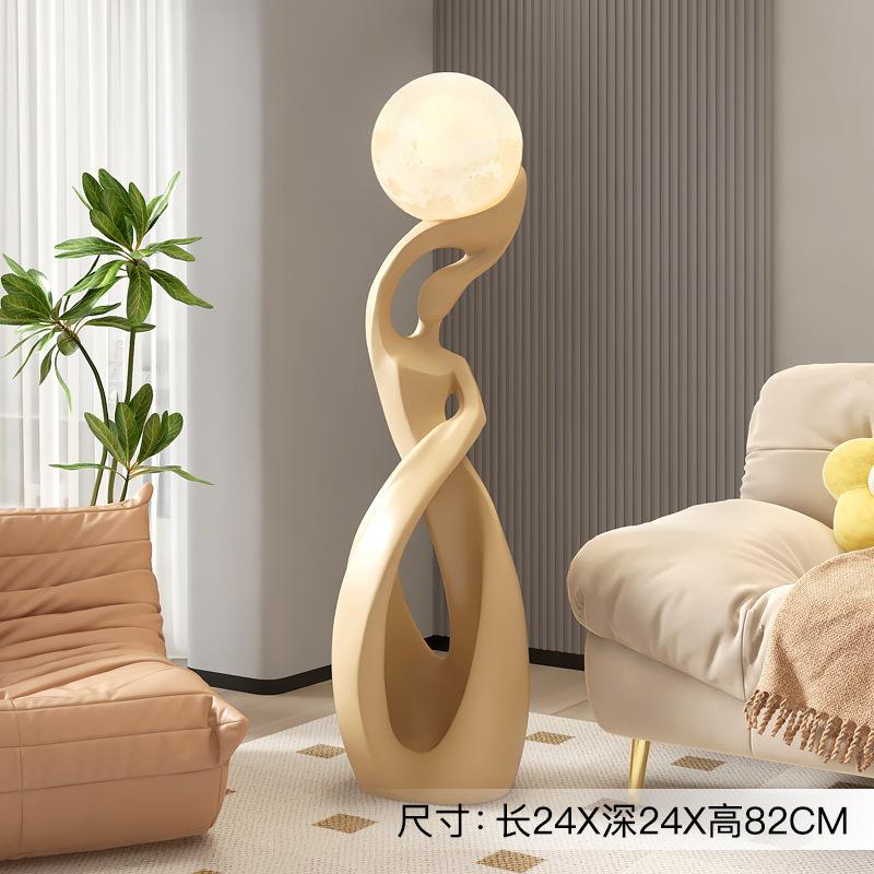 Creative Art Living Room LED Floor Lamp Next To TV Cabinet Home Decoration Sculpture Abstract Nordic Bedroom Lighting Fixtures