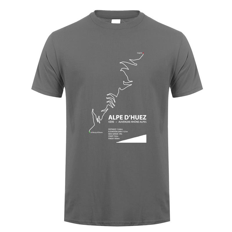 Alpe D Huez T Shirt Unisex Unisex Streetwear Tops Summer Short Sleeve Cotton Birthday Gifts Tshirt Unisex Tees DY148