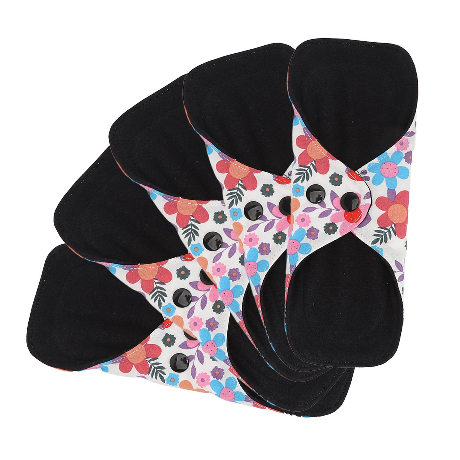 

5 шт. Многоразовые менструальные прокладки Дышащие Высоко впитывающие Хлопковые Послеродовые Гигиенические прокладки L L(for 6.5-9kg)