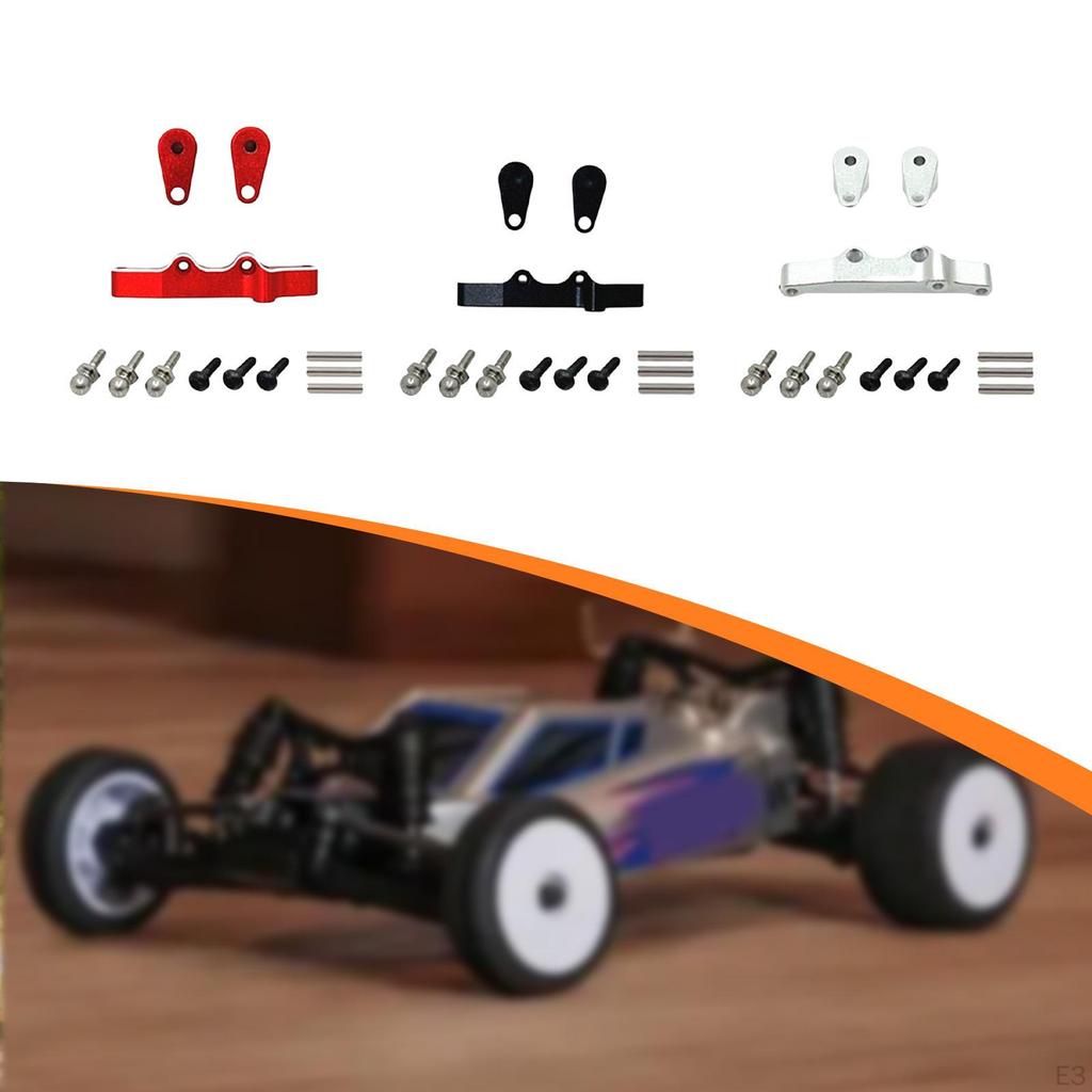 RC Car Steering Components Parts Metal Professional Sturdy Assembly Spare for Trucks